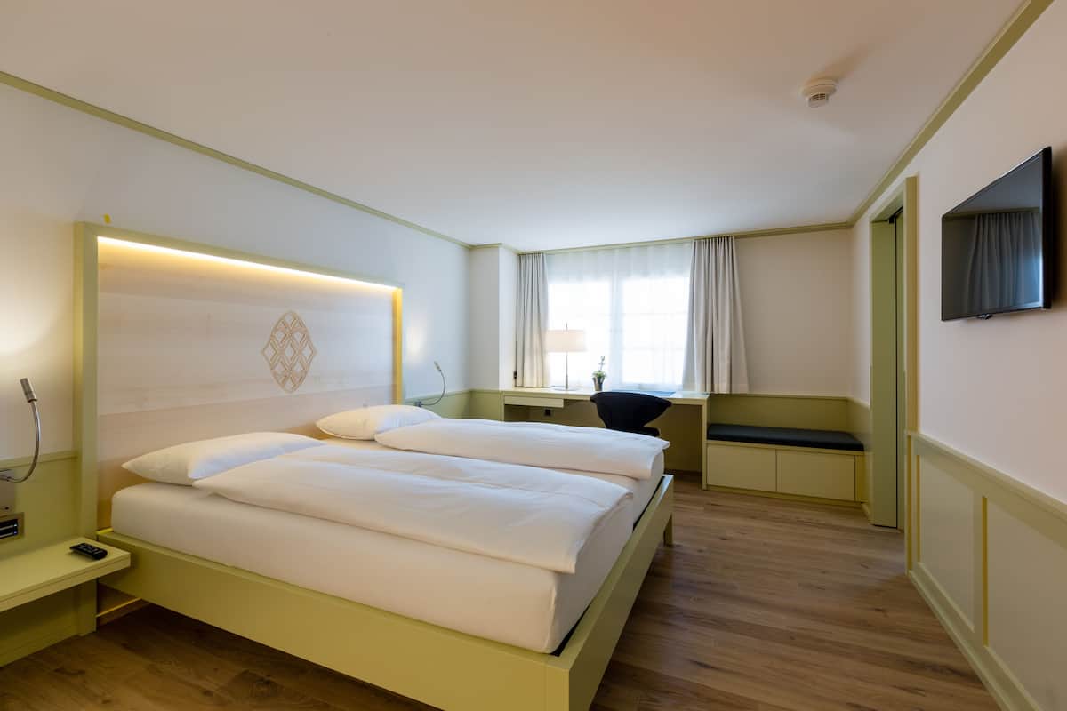 double room | in-room safe, desk, soundproofing, iron/ironing board