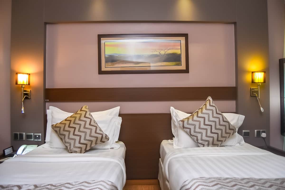 1 kamar tidur, seprai premium, tempat tidur Tempur-Pendic, dan brankas