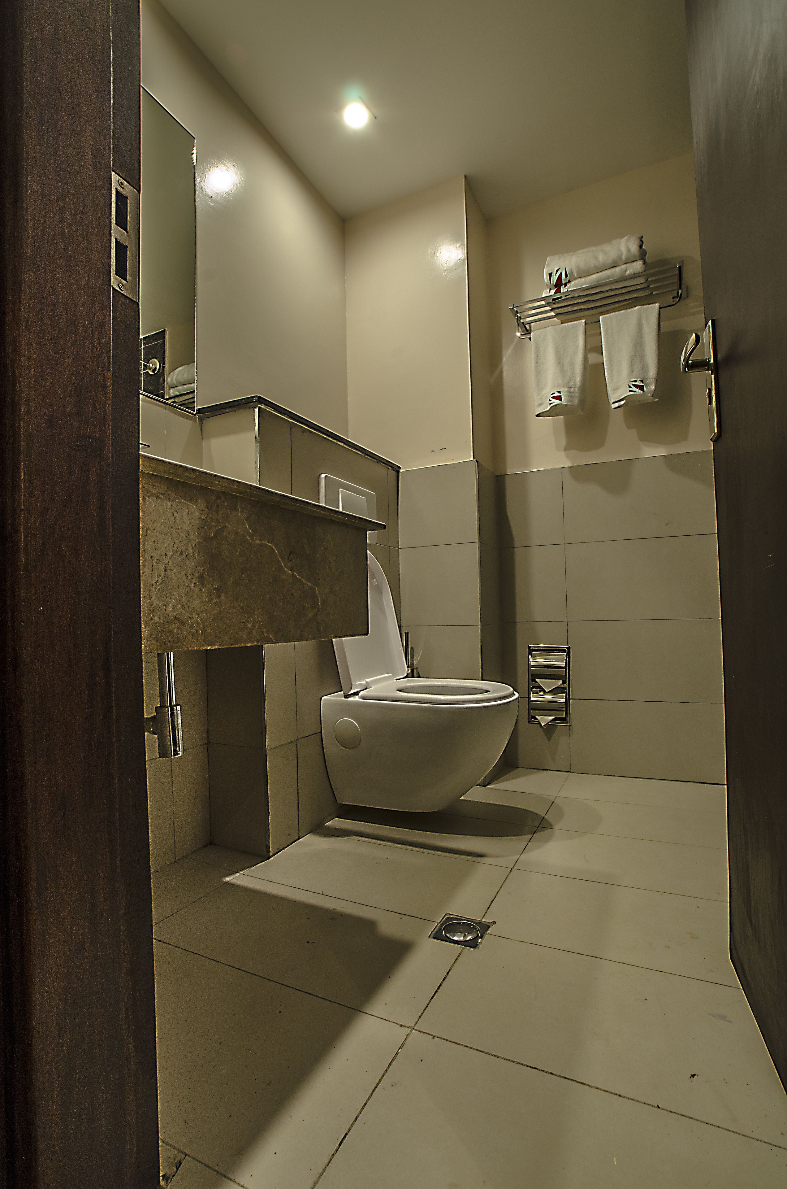 shower, free toiletries, hair dryer, bathrobes