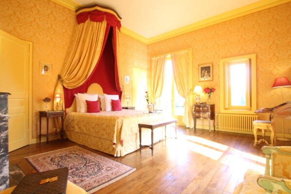 Marquis Room | Premium bedding, individually decorated, desk, free WiFi