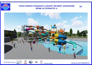 Toboggan aquatique