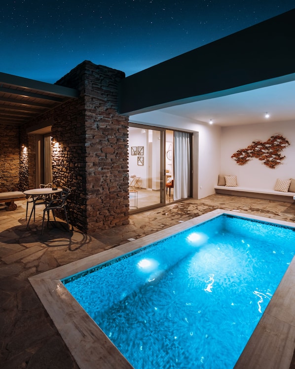 Aeolis Private Pool Suite | Terrasse/Patio