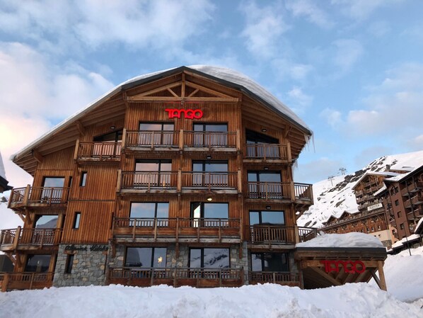 Façade de l’hébergement