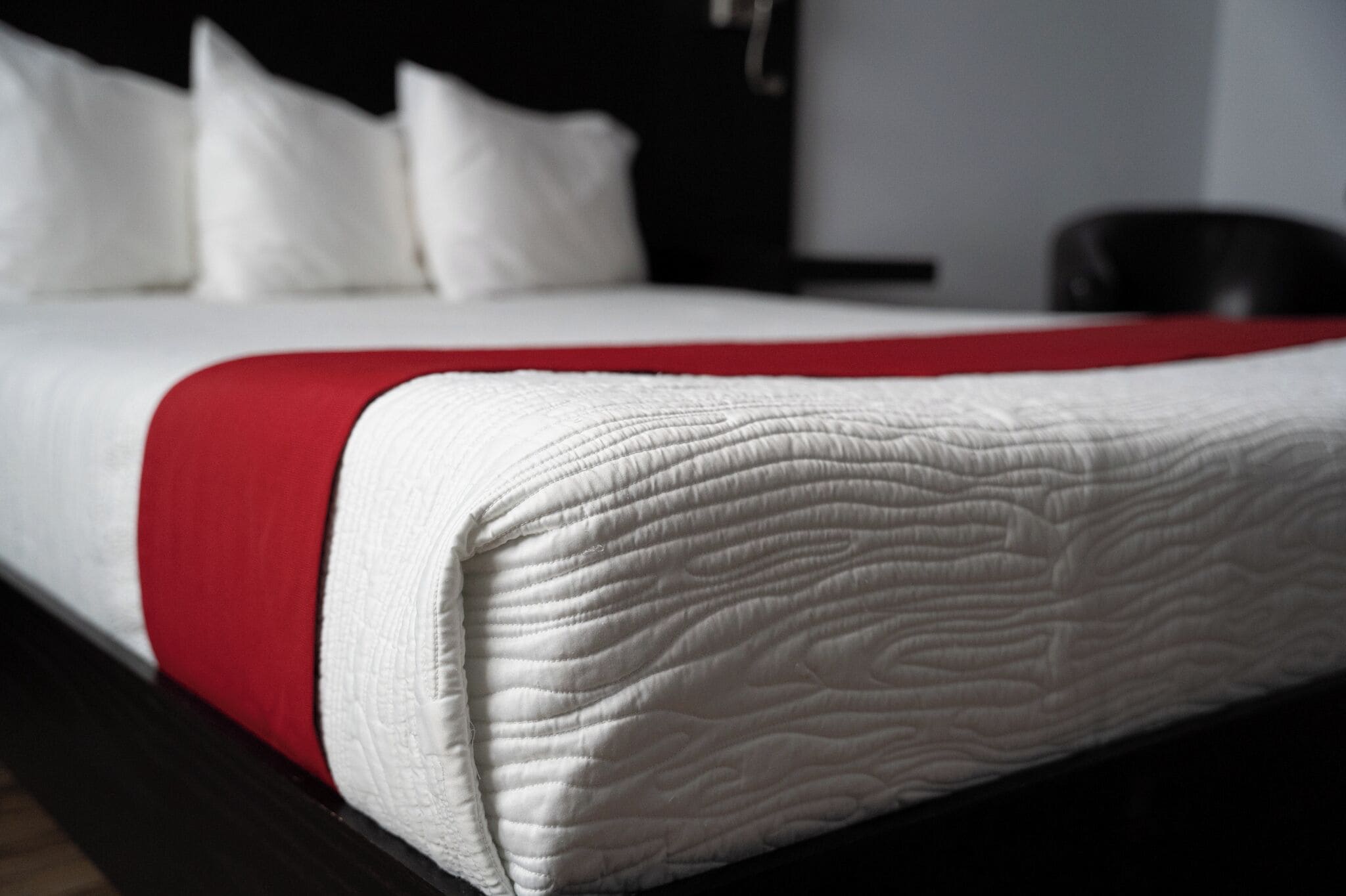 desk, blackout curtains, soundproofing, iron/ironing board