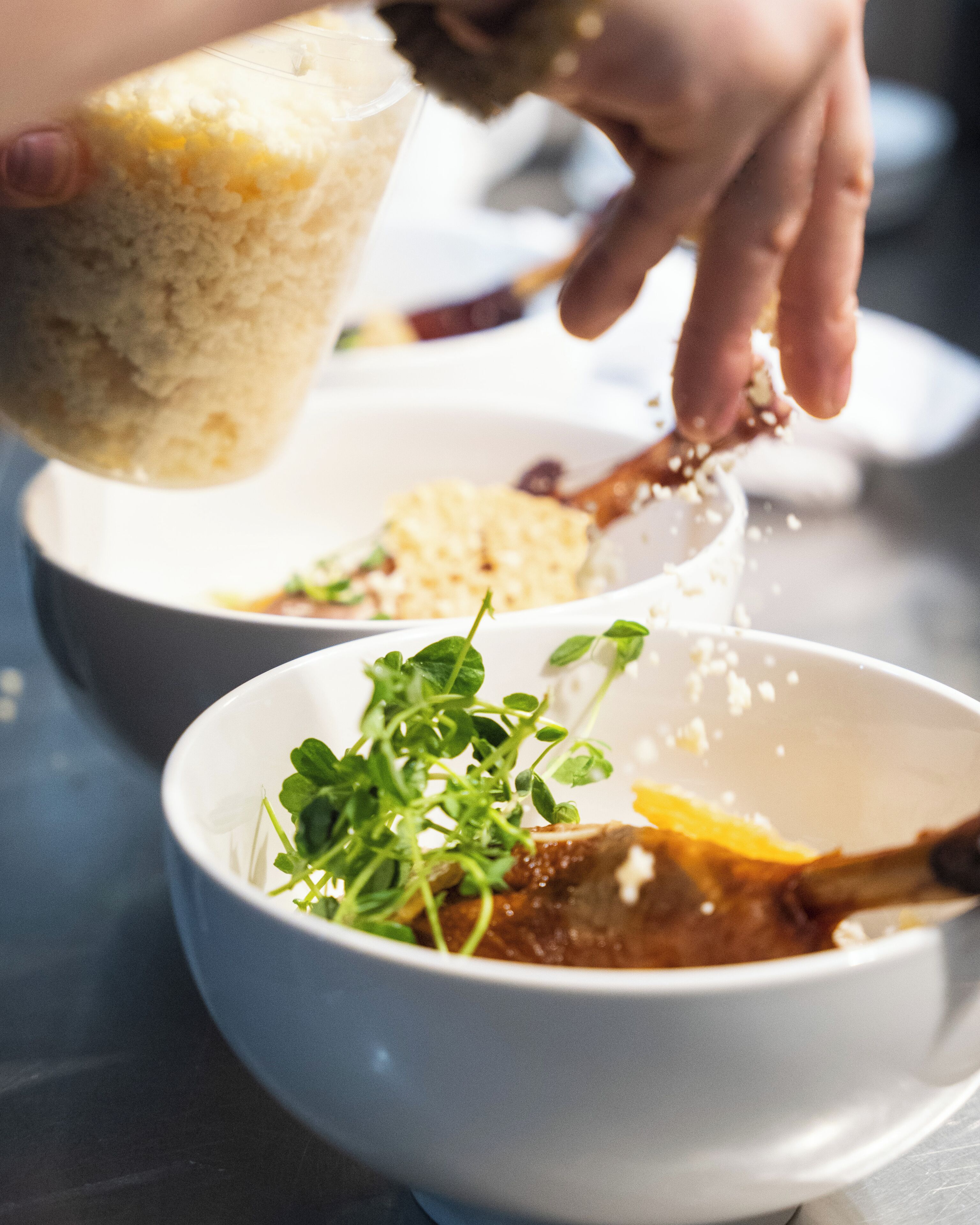 breakfast and dinner served