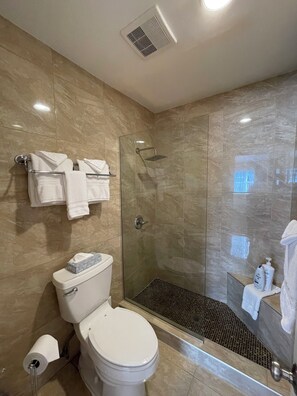 Shower, free toiletries, towels, soap - Arctic Fox Inn (Anchorage)