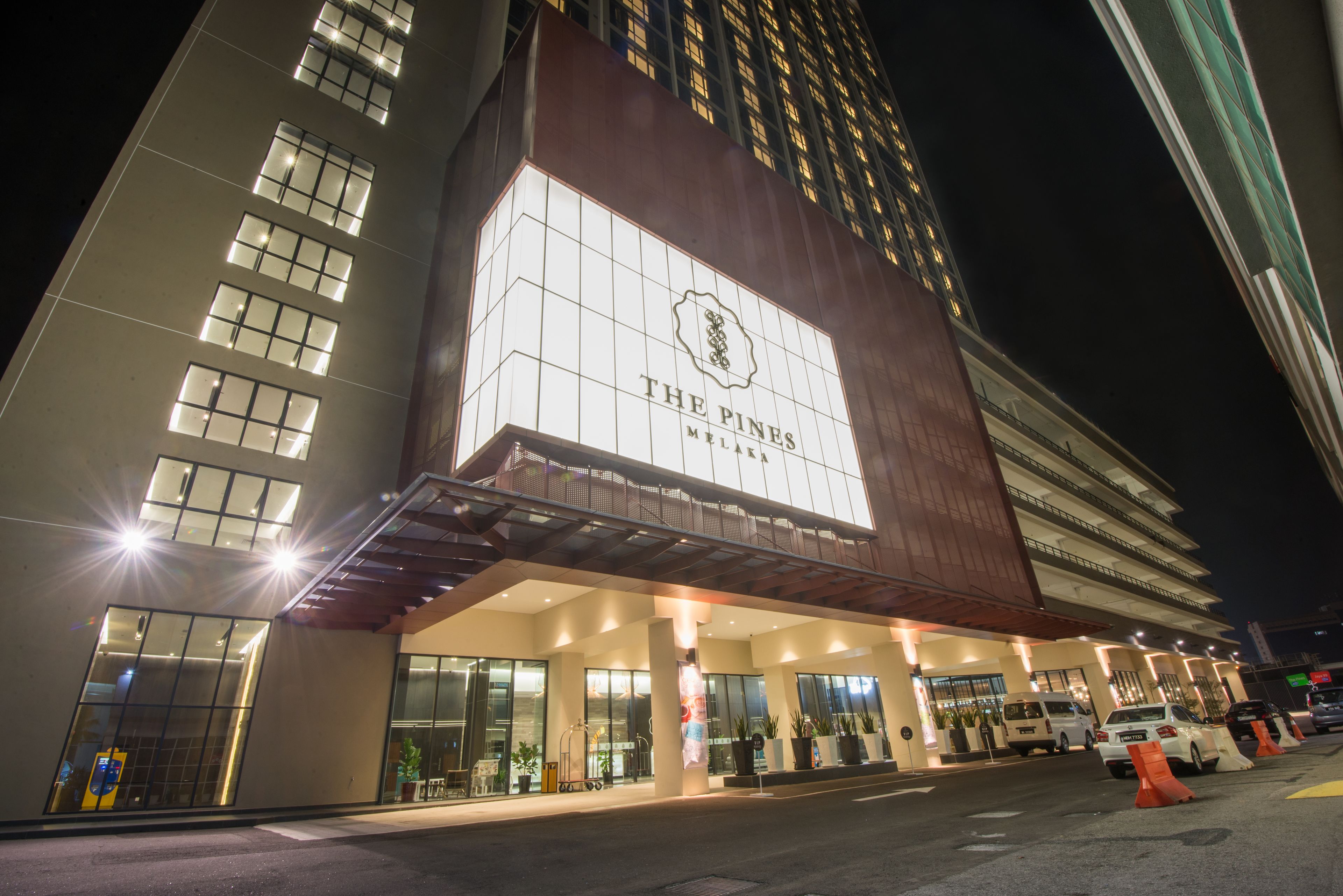 front of property – evening/night