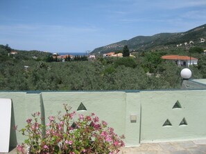 Blick von der Unterkunft