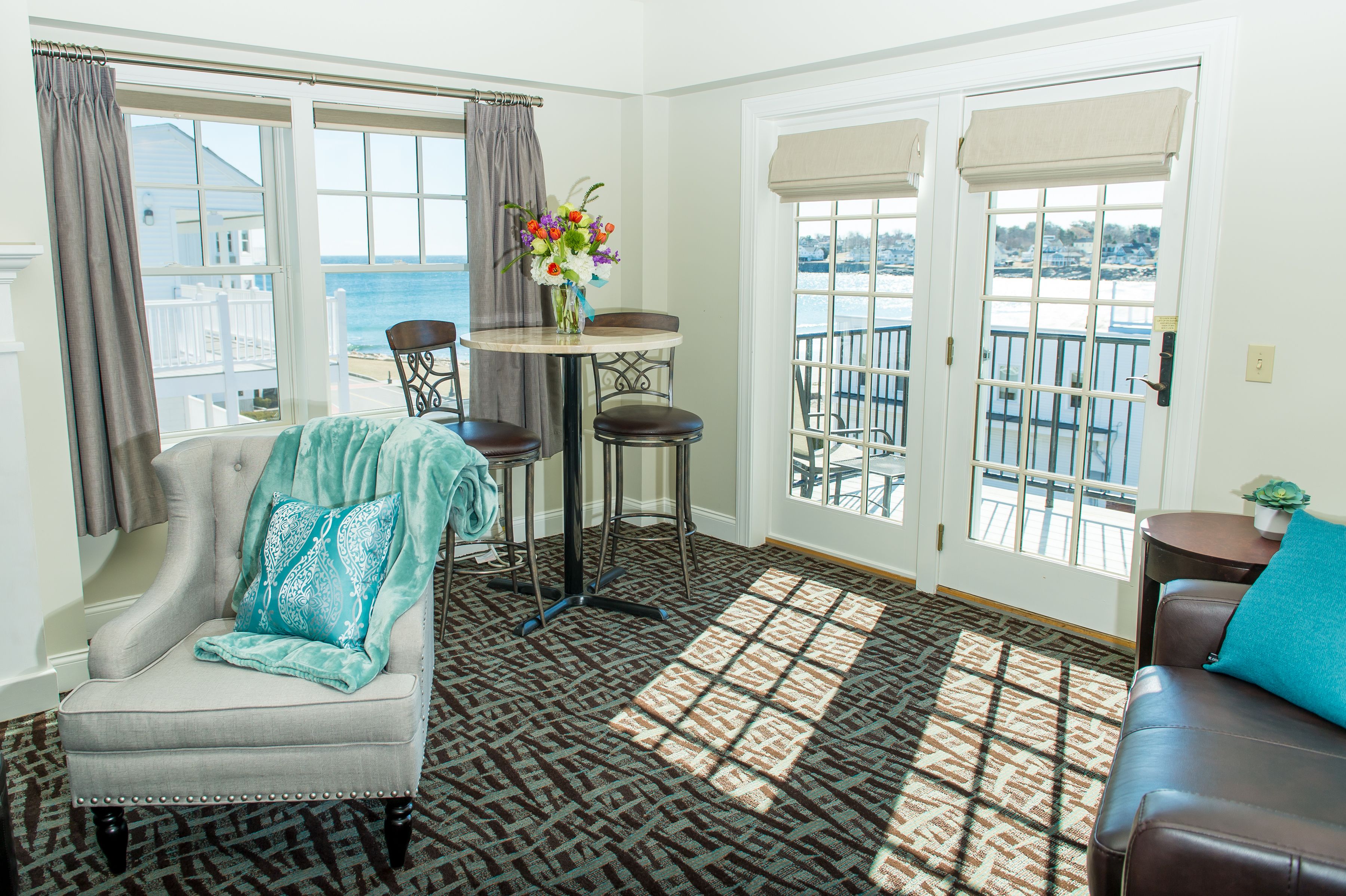 meeting house building, 1 king bed with fireplace, oceanview | in-room safe, individually decorated, individually furnished, free wifi