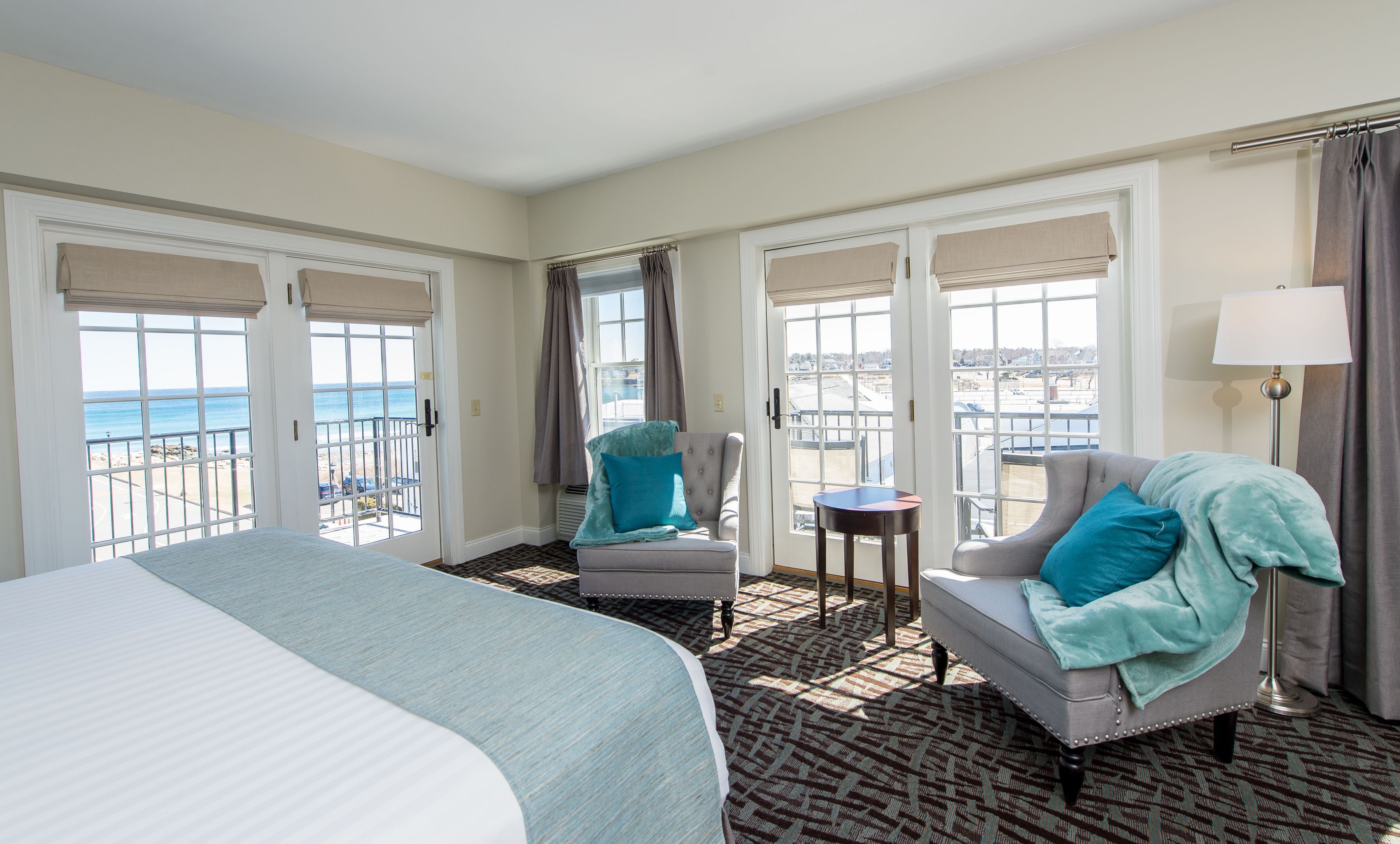 meeting house building, 1 king bed with fireplace, oceanview | in-room safe, individually decorated, individually furnished, free wifi