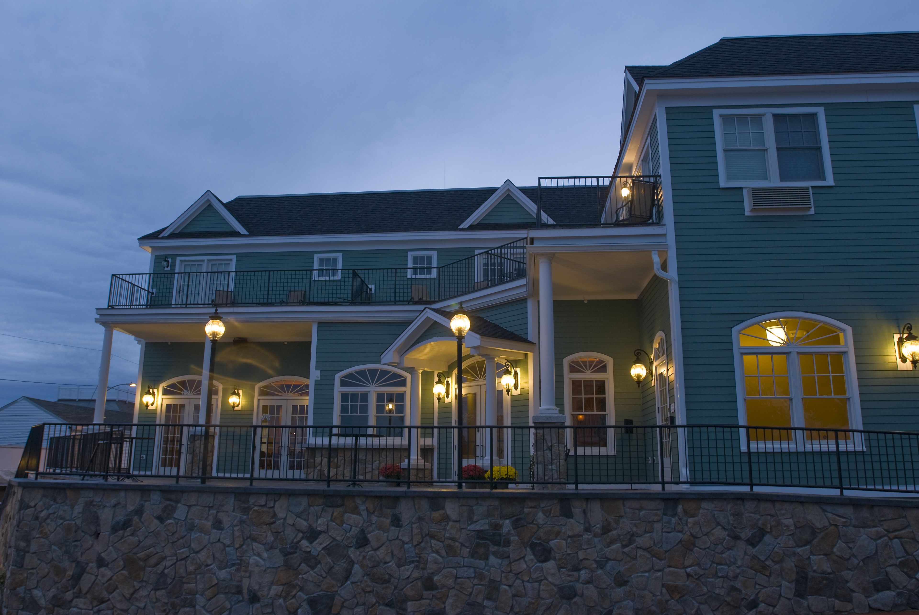 front of property – evening/night