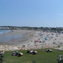 On the beach