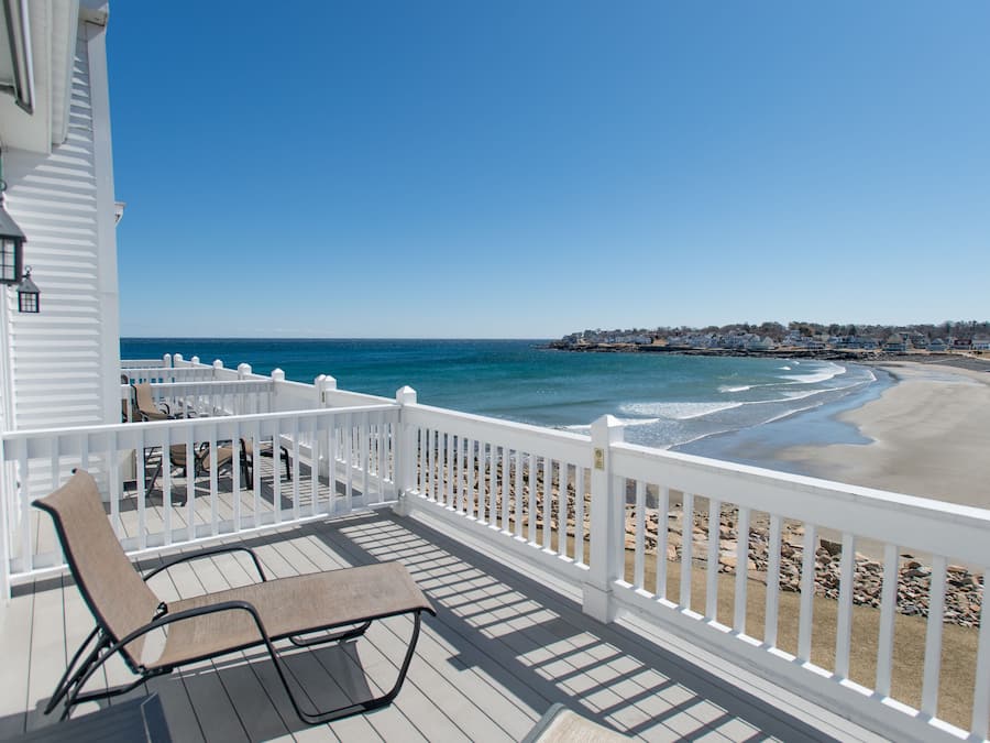 Uitzicht vanaf balkon