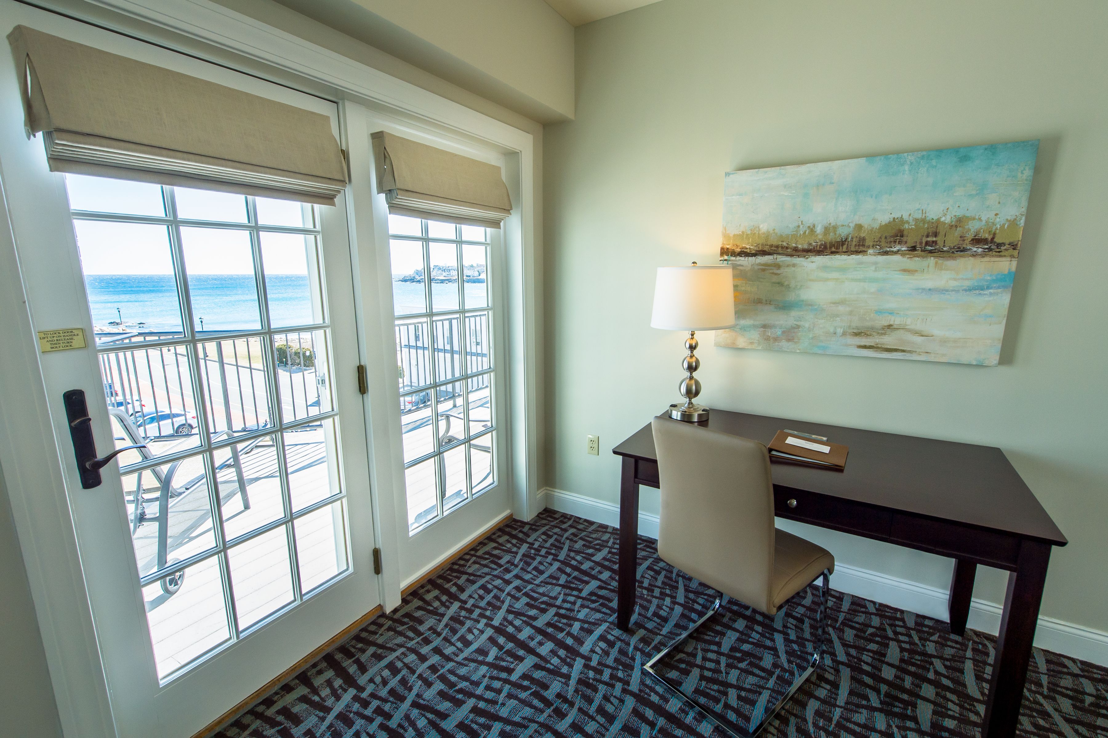meeting house building, 1 king bed with fireplace, oceanview | view from room