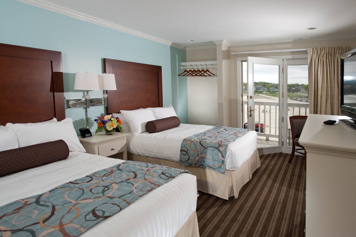 Surfside Motel, 2 Double Beds, Ocean View | 客房內保險箱、免費無線上網、獨特裝潢、布置獨特