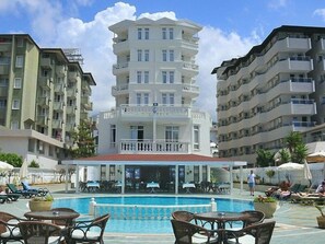 Indoor pool, outdoor pool