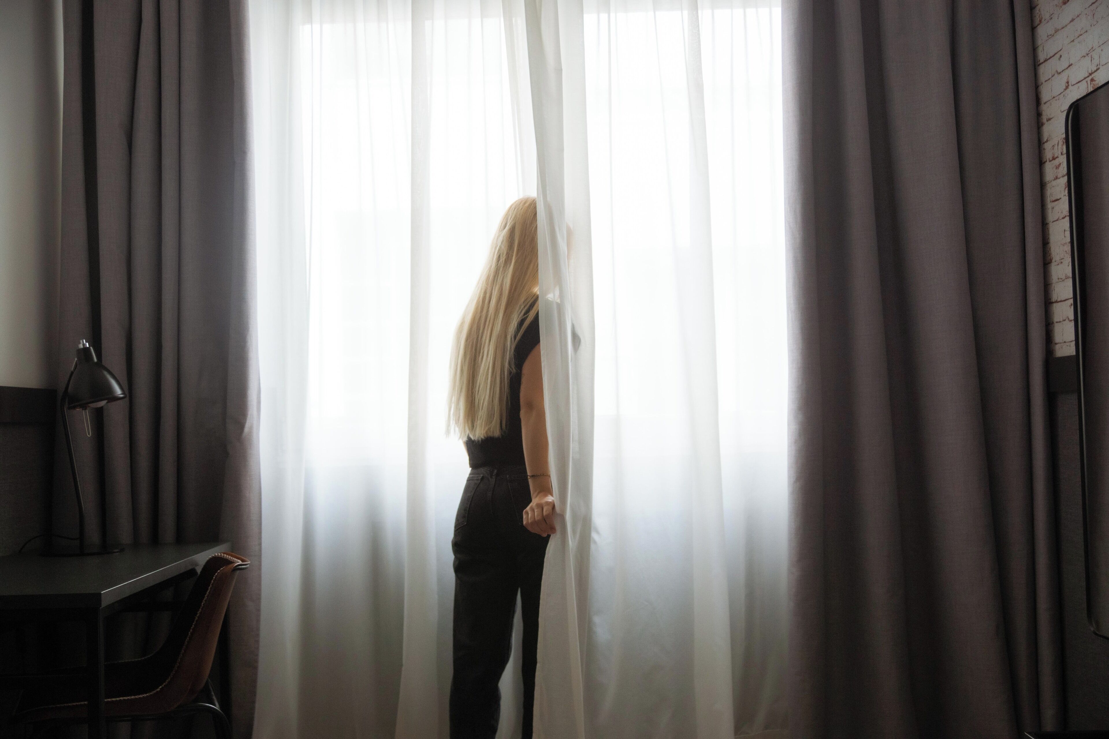 Superior tweepersoonskamer | Een bureau, een laptopwerkplek, geluiddichte muren, gratis wifi