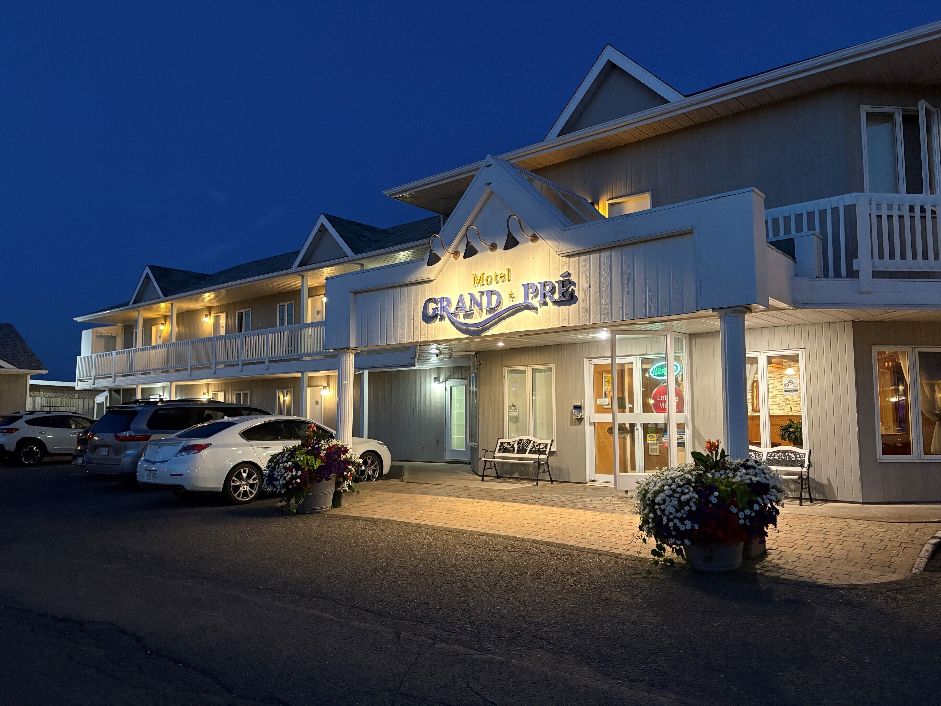 Façana frontal de l'allotjament