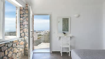 Villa, vistas al mar (Sykia) | 1 dormitorio, caja fuerte, decoración individual y mobiliario individual