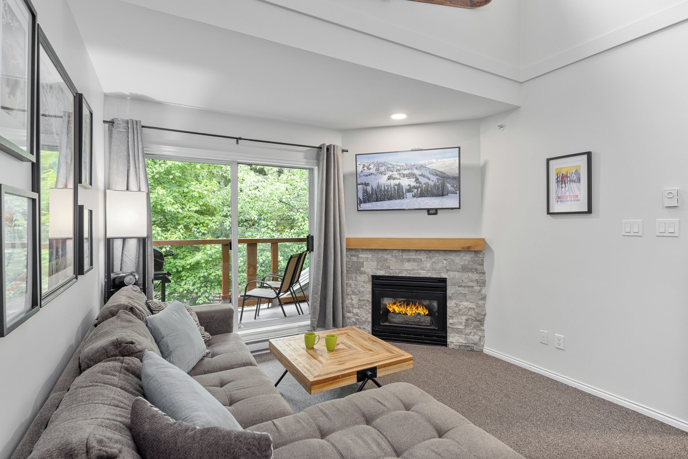 Individually decorated, individually furnished, iron/ironing board