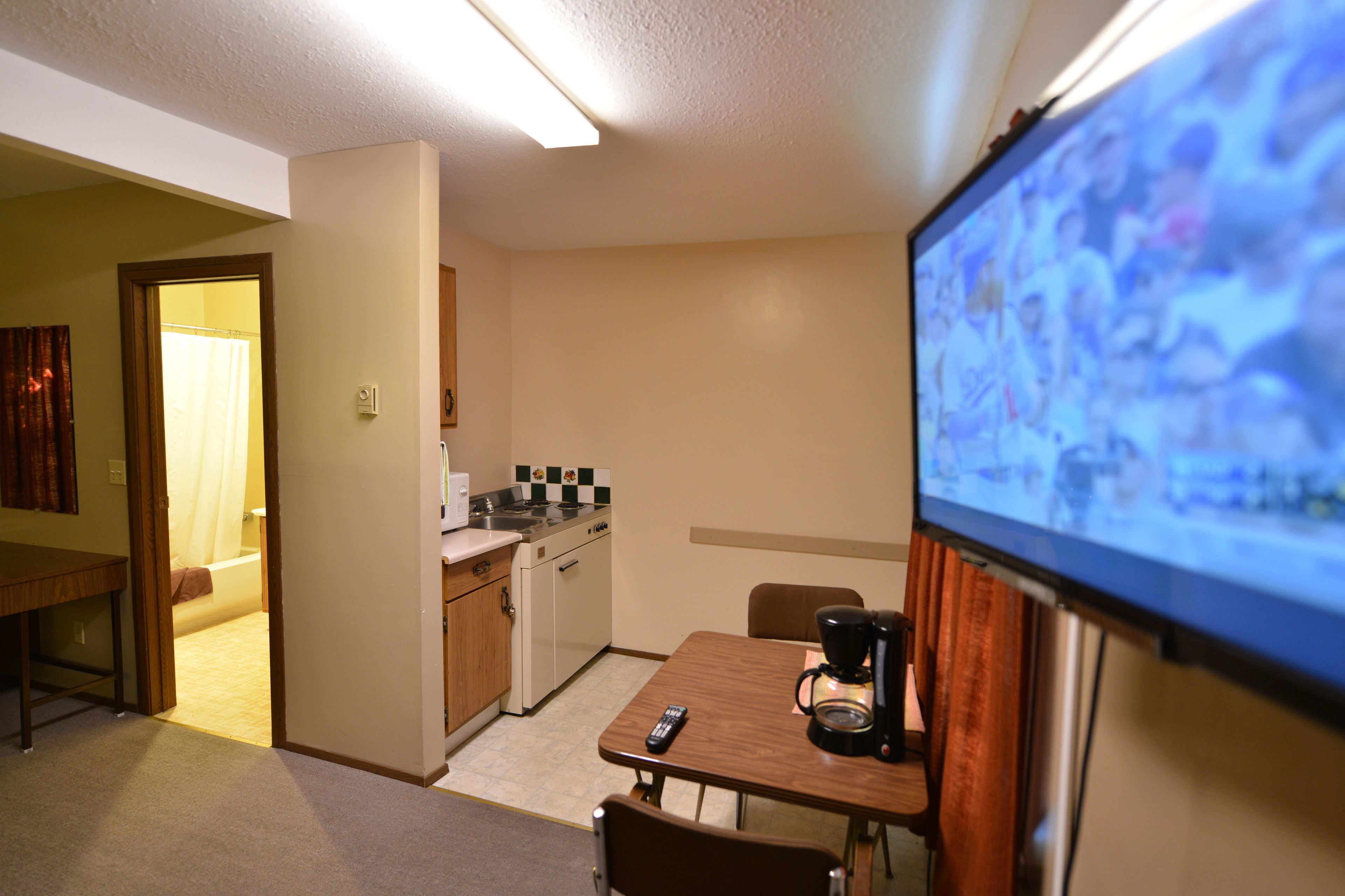 Deluxe Single Room | Living area | Flat-screen TV