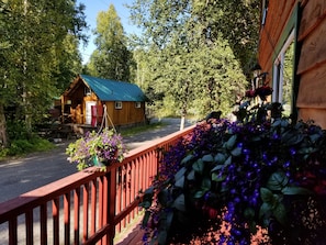 Uitzicht vanuit accommodatie