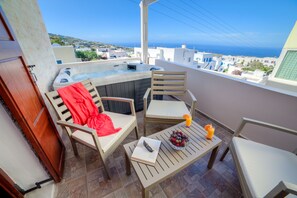 Villa, 1 Bedroom, Hot Tub, Sea View | Terrace/patio - Santorini Suite Home (Santorini)