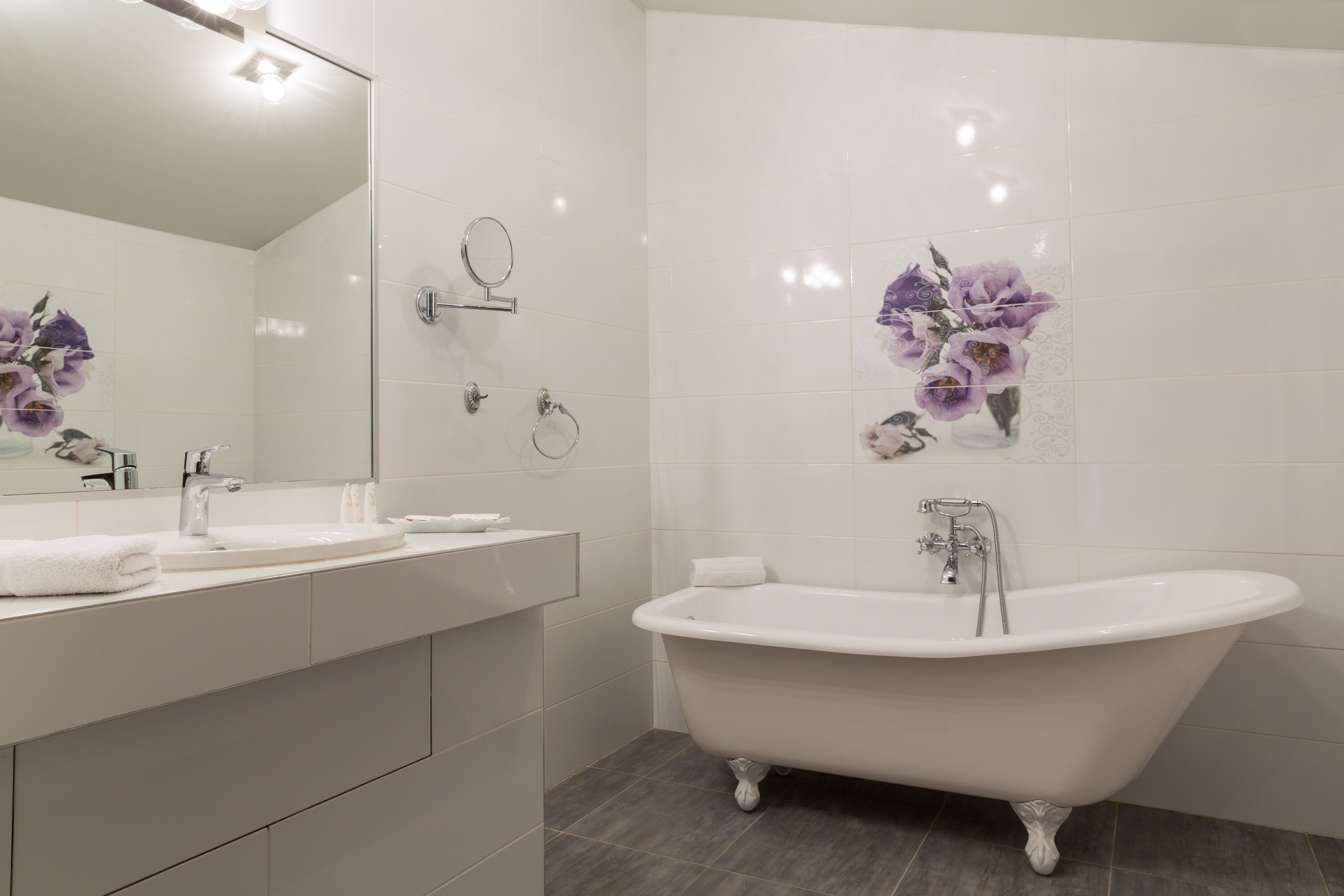 free toiletries, hair dryer, bathrobes, slippers