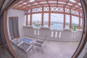 Deluxe Apartment, 2 Bedrooms (Penthouse) | Balcony view - Le Sifah Resort Apartments (As Sifah)