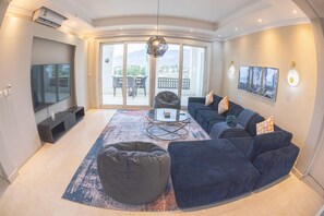 Luxury Villa, 4 Bedrooms | Living area | LCD TV