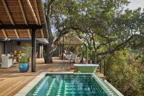 Royal Suite (Malewane Lodge) | Terrace/patio - Royal Malewane (Hoedspruit)