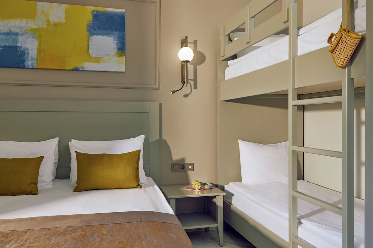 Standard Room, Multiple Beds (Bunkbed) | Free minibar items, in-room safe, desk, laptop workspace