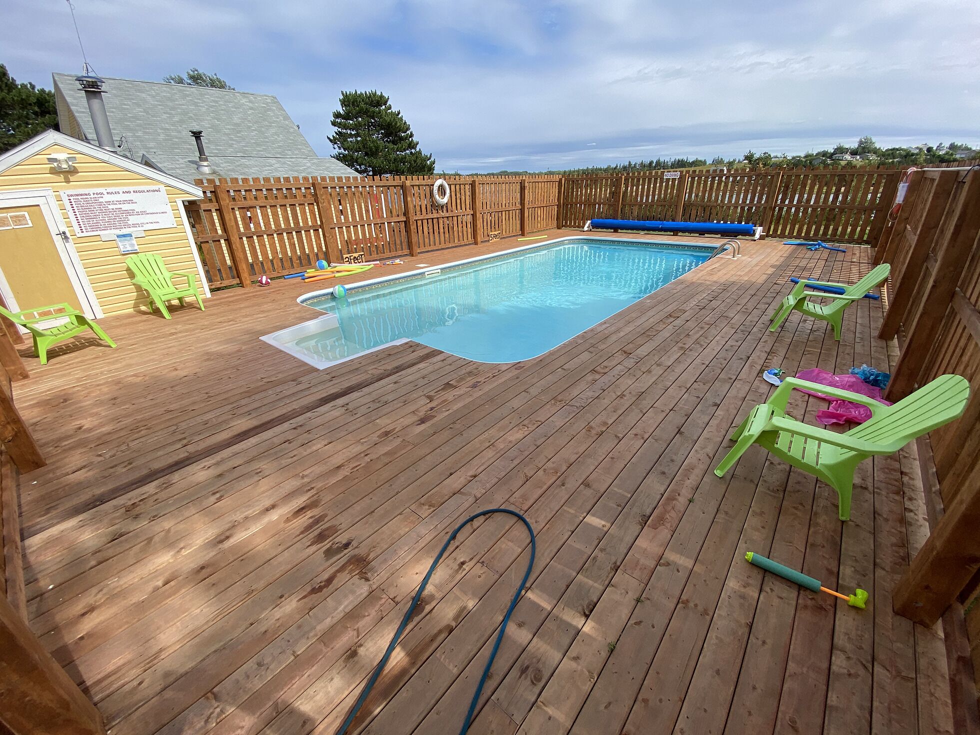 seasonal outdoor pool