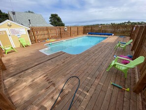 Seasonal outdoor pool