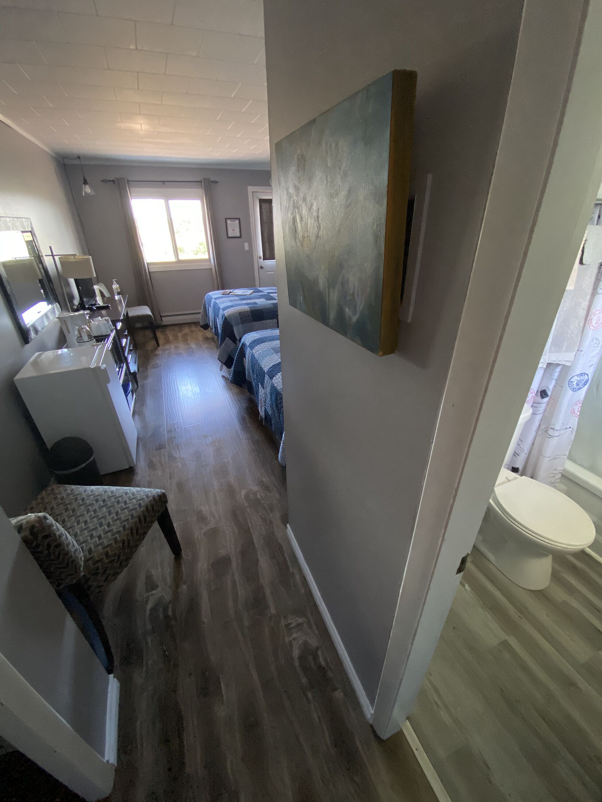 room #4 standard room, 2 double beds | iron/ironing board, free rollaway beds, free wifi, bed sheets