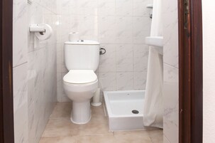 Habitación doble | Baño | Ducha y toallas