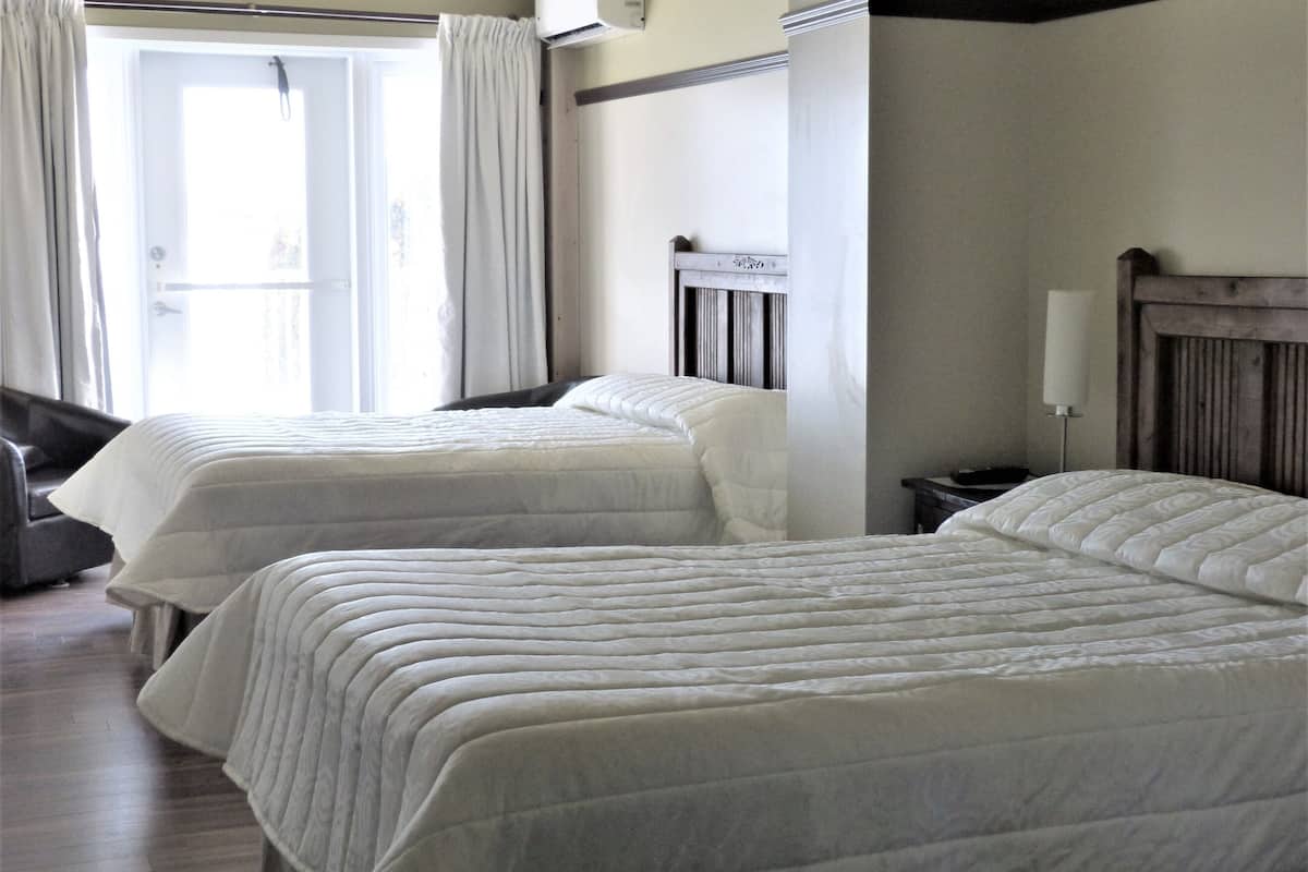 superior quadruple room, 2 queen beds, terrace, lakeside | 1 bedroom, soundproofing, free wifi, bed sheets