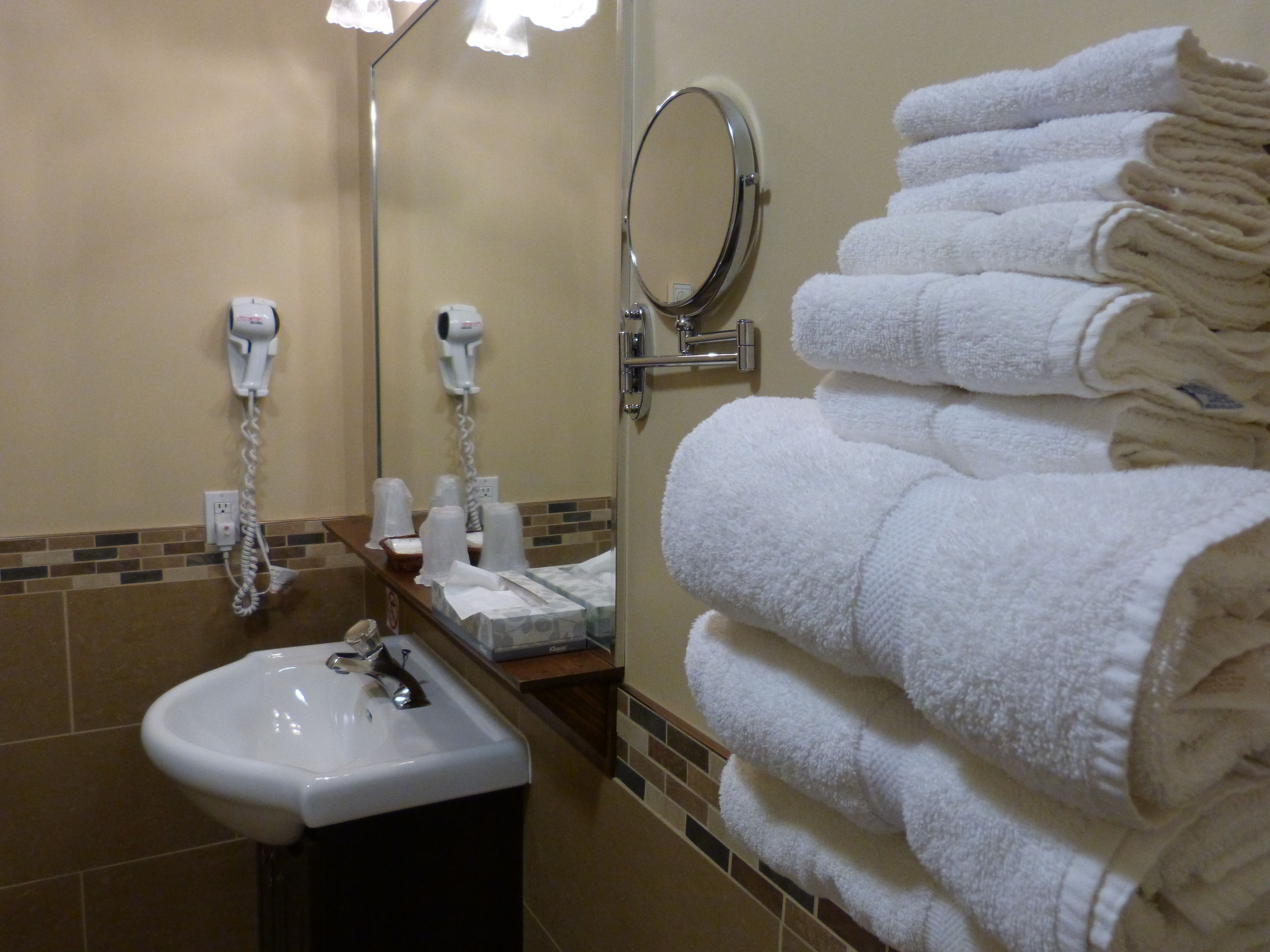 superior quadruple room, 2 queen beds, terrace, lakeside | bathroom | combined shower/bathtub, free toiletries, hair dryer, towels