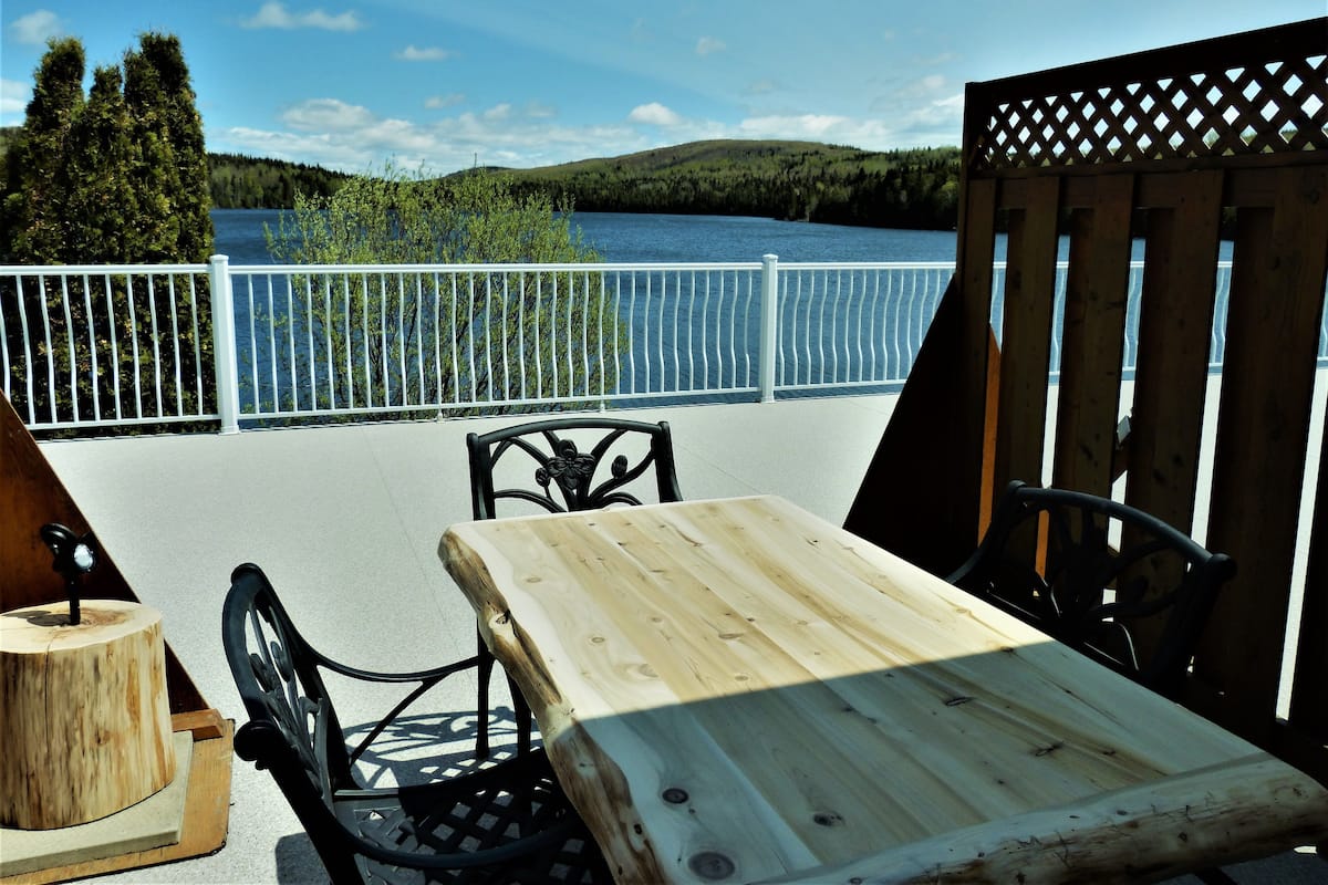 Habitación cuádruple, Terraza, junto al lago | Terraza o patio
