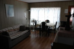 Cottage, 2 Bedrooms (Queen Sofa Bed) | Living area | TV - Oak Haven Cottages (Wasaga Beach)