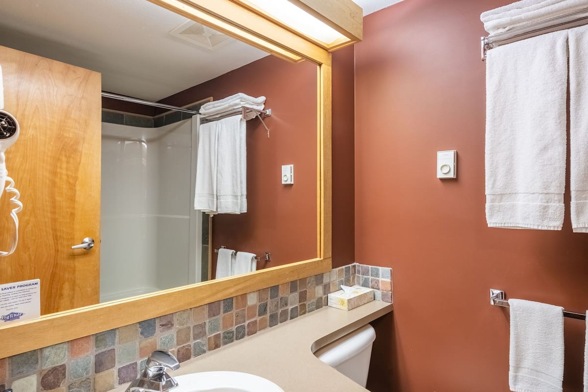 loft, kitchenette | bathroom | combined shower/bathtub, free toiletries, hair dryer, towels