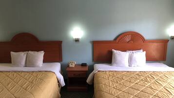 Room, Smoking (2 King Beds) | Desk, laptop workspace, blackout drapes, soundproofing
