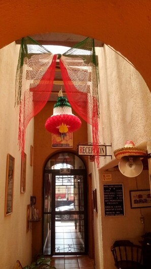 Interior entrance