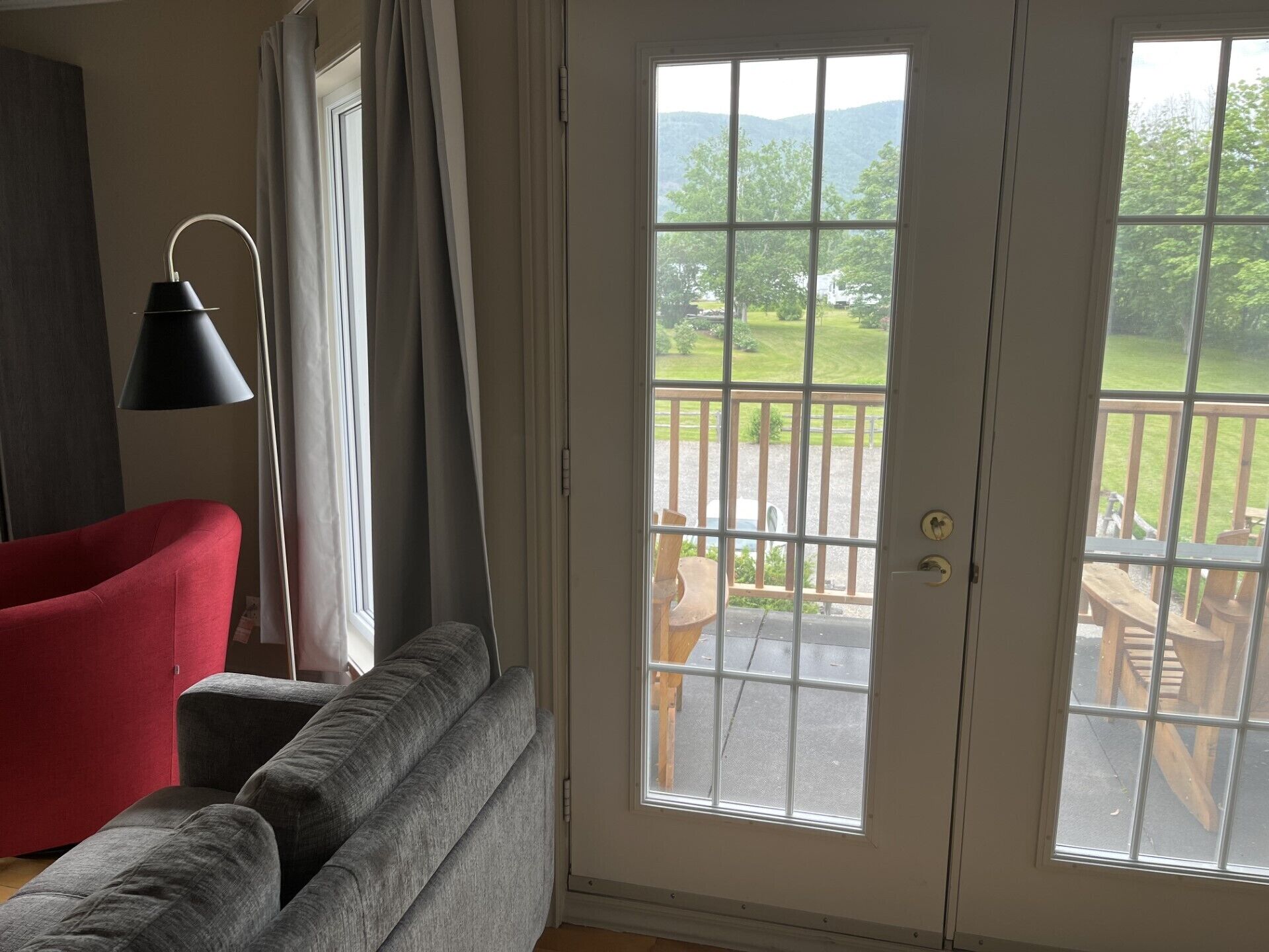 family apartment | living area | 32-inch flat-screen tv with cable channels, tv, offices