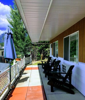 Room, 2 Queen Beds, Mountain View (19 steps stairs, Not Pet Friendly) | Exterior - Crescent Motel (Radium Hot Springs)