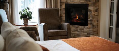 Suite Exécutive Plus, 1 trÚs grand lit, foyer et baignoire à jets