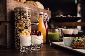 Morgenmadsbuffet hver dag mod et gebyr