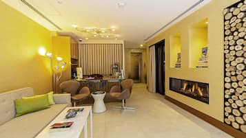 Zona de estar del vestíbulo