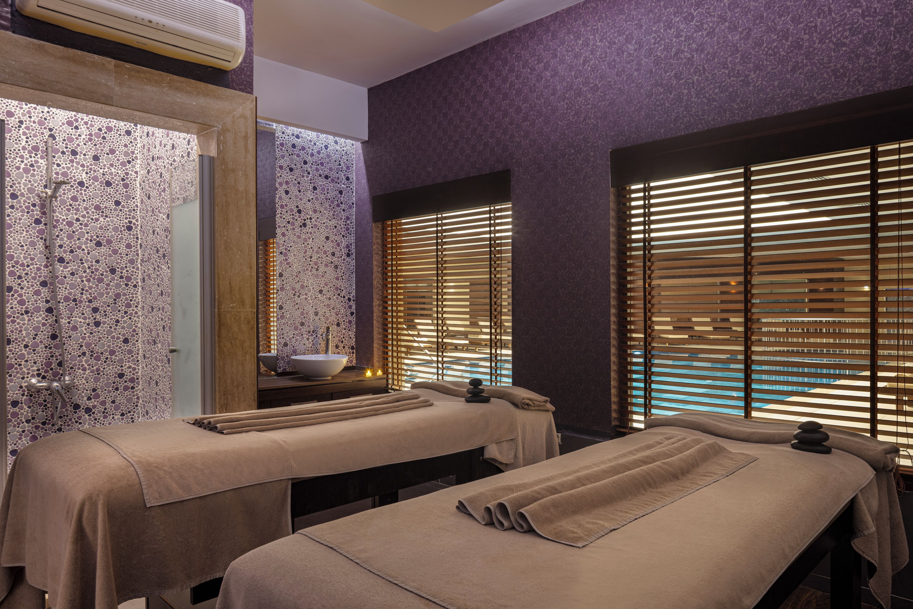 Sauna seca, banho turco/hammam, tratamentos corporais