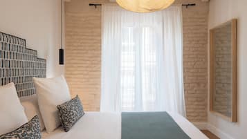 Individually decorated, individually furnished, desk, blackout curtains